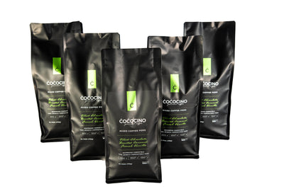 Organic Arabica Coffee Pods 90 pack (mixed 30 x 3 flavours Nespresso machine compatible)