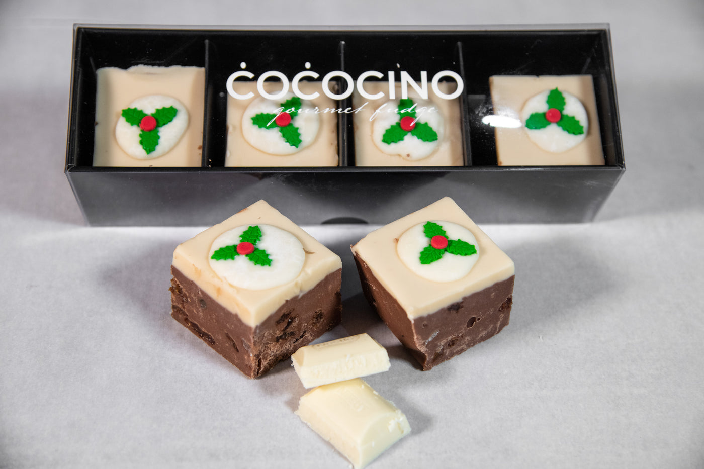 Cococino Christmas Pudding Fudge