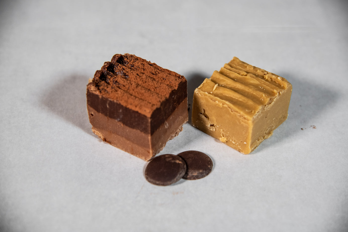Triple Duo (B) - Triple chocolate fudge & Caramel fudge (GF) - Black gift box