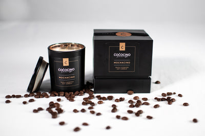 Triple Scented Soy Coffee Candles in Luxury Gift Box (4 individual aromas)